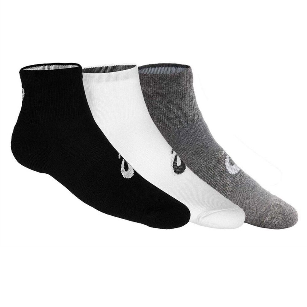 Asics Unisex Adult Quarter Socks (Pack of 3) / Multicolored